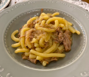 Me Cumpari Turiddu signature dishes Steamed Stockfish
U Gazpacho Ca Nocca
Turiddu's Spaghetti